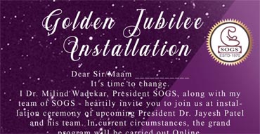 SOGS Golden Jubilee Installation on Zoom